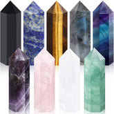Junkin healing crystal wand amethyst for calming energy during meditation