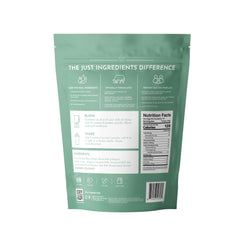 Just Ingredients Mint Chocolate scoop emphasizes convenient 21g protein per serving