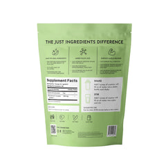 JUST INGREDIENTS Creatine Monohydrate powder dissolves quickly in water for seamless mixing.