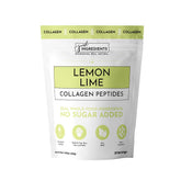 JUST INGREDIENTS Lemon Lime Collagen bottle shows label; supports daily beauty and joint comfort.