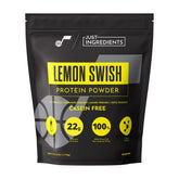 JUST INGREDIENTS Lemon Swish whey front jar image shows lemon flavor and clean packaging