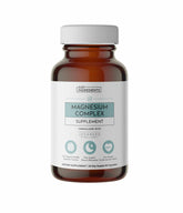 Just Ingredients Magnesium Complex with Aquamin bottle, supporting mineral balance and relaxation.