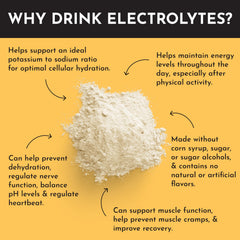 Mixed drink glass with Just Ingredients Orange Pineapple Electrolytes flavor