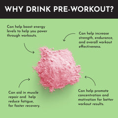 JUST INGREDIENTS Pre-Workout Strawberry Limeade pour captures vibrant citrus color.