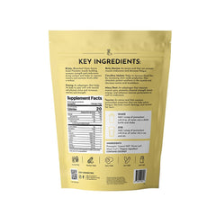JUST INGREDIENTS Pre-Workout Tropical Paradise label closeup emphasizing no artificial additives