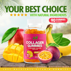 Just Nutrients Collagen Gummies gluten free label communicates clean ingredients for health conscious consumers