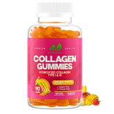 Just Nutrients Collagen Gummies tropical bottle showcasing Type I & III support for hair, skin and nails