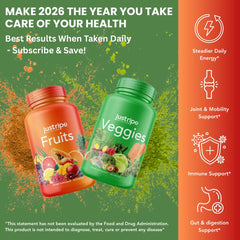 Just Ripe Nutrition capsules image showcases easy daily capsules for energy