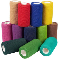 Juvale cohesive bandage roll 4in x 5yd ready for wraps