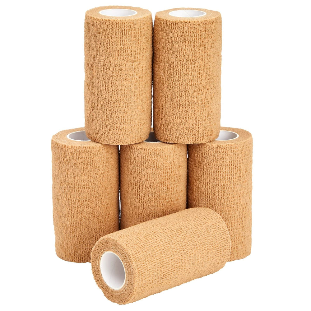 Juvale cohesive wrap demonstrating winter support with skin-friendly comfort