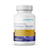 Juvenon Cellular Health bottle front view highlighting NAD+ support and daily vitality.