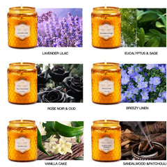 JXDLSQ Vanilla Cake candle jar delivers warm, sweet notes ideal for kitchen or dessert ambiance.