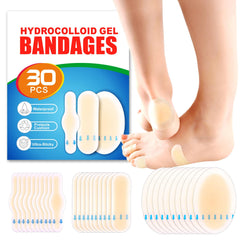 Parche hidrocoloide JXXAMZ33 para talones protege contra el roce diario.