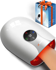 JZBRAIN hand massager sequence waves easing full-hand tension after typing.