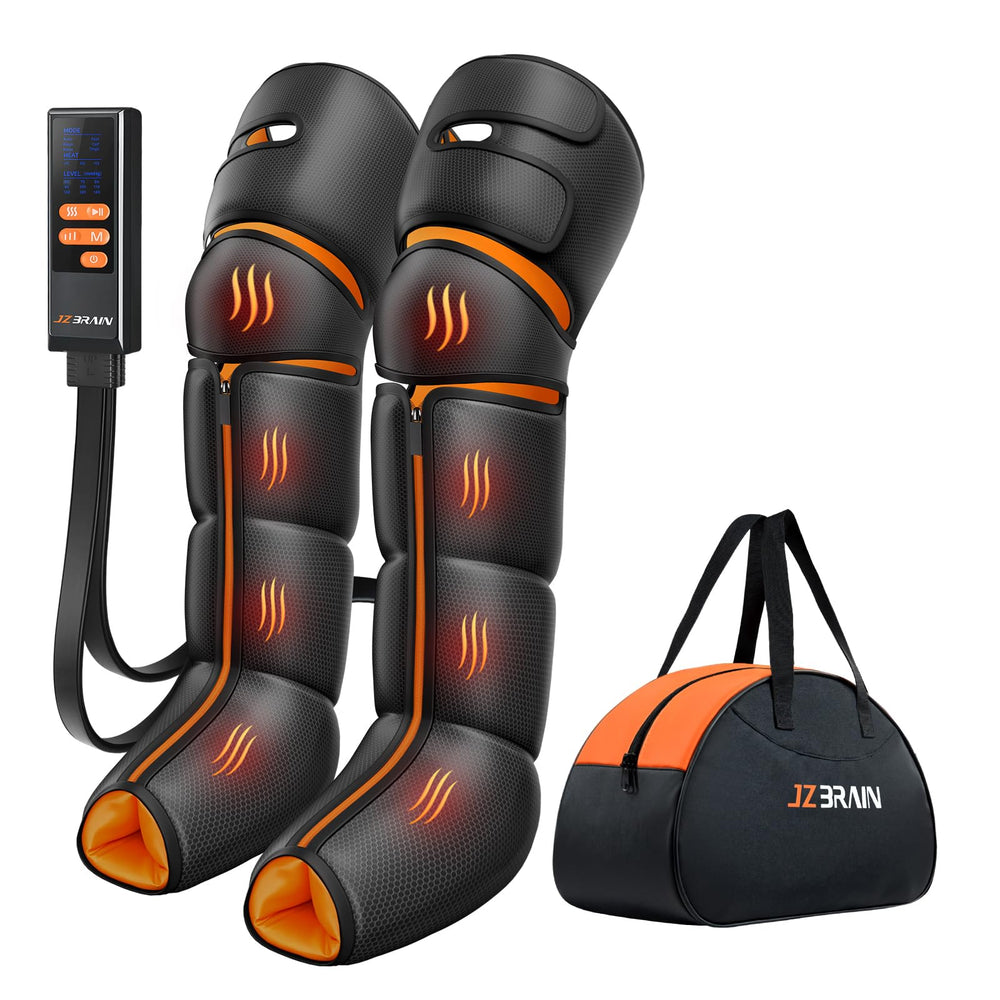 JZBRAIN leg massager foot heat zone soothes tired feet after a long day.