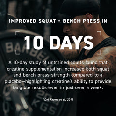 Scoop included with Kaged Creatine Elite for precise daily servings