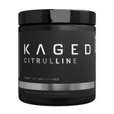 Kaged L-Citrulline powder bottle shows a clean plant based formula for workouts
