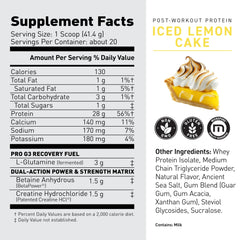 Kaged recovery drink served in glass for post-exercise replenishment