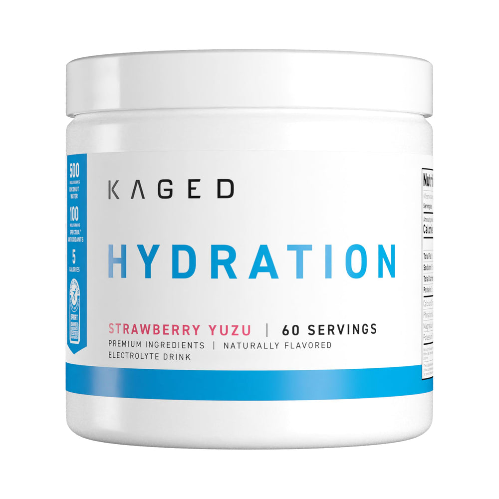 Kaged Sugar Free Hydration bottle pour for on-the-go workout hydration