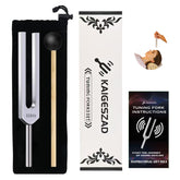 KAIGESZAD 528 Hz tuning fork close-up for deep relaxation and chakra balance.