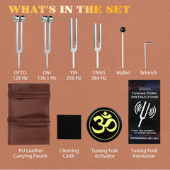 KAIGESZAD 136.1Hz tuning fork for balance and meditation