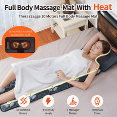 Kainsati massage mat with 30 heads delivers broad neck to leg soothing