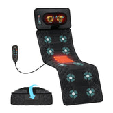Kainsati full body massage mat with heat and neck pillow for home spa relief