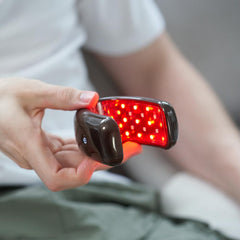 KAISAR portable wireless therapy device front view showing compact design for discreet use