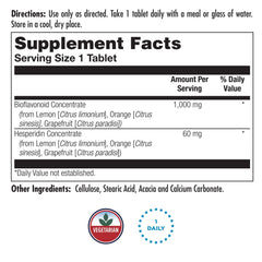KAL Bioflavonoide 1000 mg, botella: apoyo antioxidante para la vida diaria.