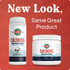 KAL Calming Magnesium Bottle Front emphasizes vegan, gluten-free, soy-free formula
