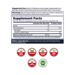 KAL Calming Magnesium Powder cherry glass pour highlights fast absorption