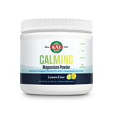 KAL Calming Magnesium Powder lemon lime bottle promotes relaxation and easy daily use