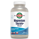 KAL Magnesium Taurate Plus tablets in bottle support muscle and nerve function