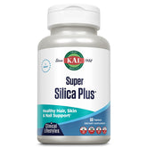 KAL Super Silica Plus tablets front view, highlighting potential for youthful skin support.