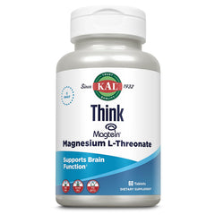 KAL Think Magnesium L-Threonate bottle front for brain-support wellness