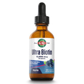 KAL Ultra Biotin bottle with dropper for daily hair and nail support.