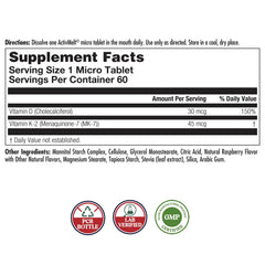 ActivMelts tablet dissolving in mouth for easy daily use