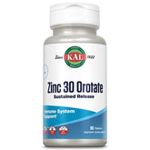 KAL Zinc Orotate 30mg bottle showing 90 servings for ongoing zinc support