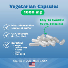 KALA HEALTH MSMPure label detail showcasing OptiMSM purity and certification.