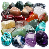 Kalifano bulk tumbled stones over 1,000 carats for crafts and decor.