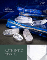 Kalifano raw quartz points in varied sizes for crystal grids and meditation spaces