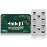 Kanacoufce Shilajit tablets 500 mg per serving for sustained energy.