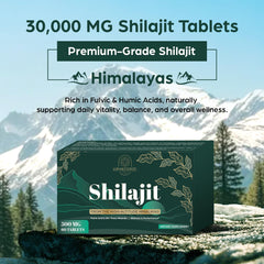 Kanacoufce Shilajit tablets Organic Himalayan origin for purity and traditional mineral synergy.