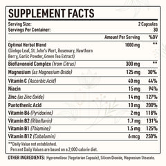 Kanacoufce tinnitus capsules 60-count easy to swallow for daily support.