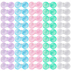 KAOPET 50-pack colorful cases show bright colors for quick lens identification.