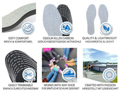 Kaps Odour Stop Kids plantillas corte a medida para ajuste perfecto