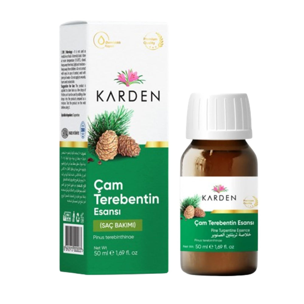 Karden Pine Turpentine essence bottle 50ml for external hair care use
