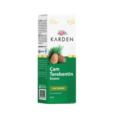 Scalp massage with Karden Pine Turpentine essence during hair routine