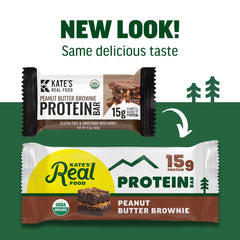 Kate's Real Food Organic ingredients array highlighting simple, whole-food ingredients.