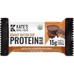 Kate's Real Food Peanut Butter Cup bar in a 12-pack for on-the-go energy